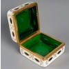 Un coffret en cristal overlay d’opaline fin XIXème siècle | Biron Un coffret en cristal overlay d’opaline fin XIXème siècle