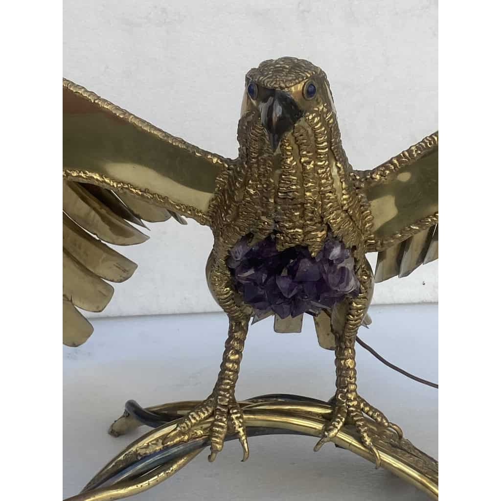 1970′ Aigle Posé aux Ailes Deployées RICHARD ET ISABELLE FAURE pour HONORÉ – PARIS Ou Fernandez Ou Duval Brasseur | Biron 1970′ Aigle Posé aux Ailes Deployées RICHARD ET ISABELLE FAURE pour HONORÉ – PARIS Ou Fernandez Ou Duval Brasseur