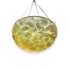 Suspension Plafonnier Lustre « Lausanne » verre jaune ambré de René LALIQUE | Biron Suspension Plafonnier Lustre "Lausanne" verre jaune ambré de René LALIQUE