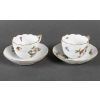 Un beau tête à tête en porcelaine hongroise HEREND | Biron Un beau tête à tête en porcelaine hongroise  HEREND