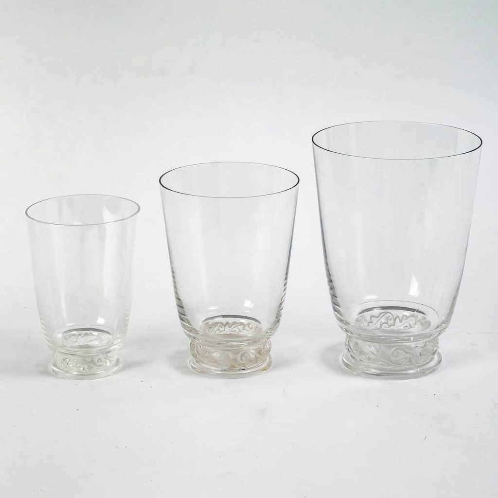 Service « Saint-Hubert » cristal blanc de Marc LALIQUE – 36 Pièces | Biron |||||||