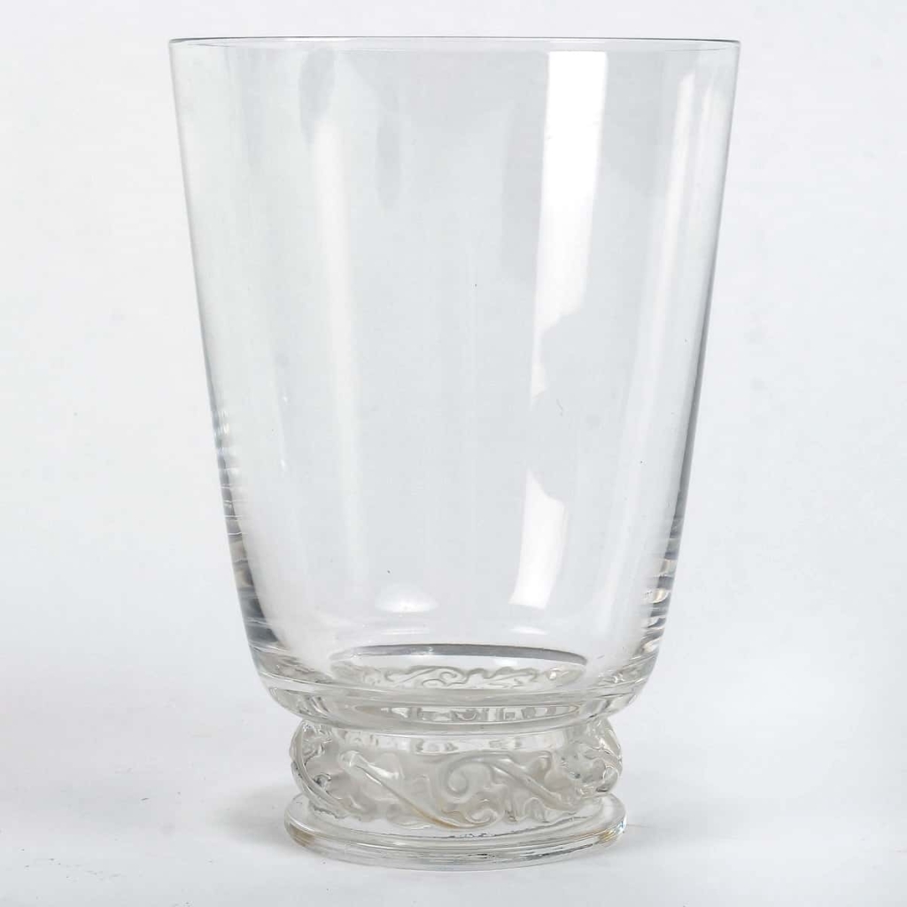 Service « Saint-Hubert » cristal blanc de Marc LALIQUE – 36 Pièces | Biron Service "Saint-Hubert" cristal blanc de Marc LALIQUE - 36 Pièces
