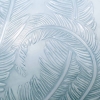 Vase « Plumes » verre opalescent patiné bleu de René LALIQUE | Biron Vase "Plumes" verre opalescent patiné bleu de René LALIQUE