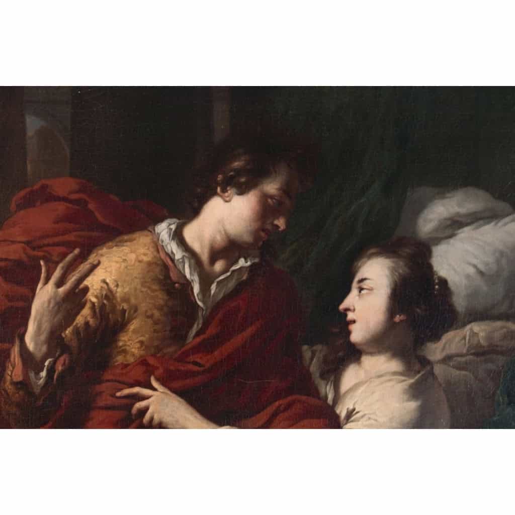 JOHANNES VOORHOUT (1647 – 1723): JOSEPH ET LA FEMME DE PUTIPHAR. | Biron JOHANNES VOORHOUT (1647 - 1723): JOSEPH ET LA FEMME DE PUTIPHAR.