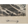 VLAMINCK Maurice de Rue de village enneigée Estampe originale signée et numérotée. | Biron VLAMINCK Maurice de Rue de village enneigée Estampe originale signée et numérotée.