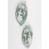 Paire de plaques en porcelaine de style Wedgwood fin XIXème siècle | Biron Paire de plaques en porcelaine de style Wedgwood fin XIXème siècle