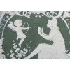 Paire de plaques en porcelaine de style Wedgwood fin XIXème siècle | Biron Paire de plaques en porcelaine de style Wedgwood fin XIXème siècle