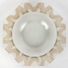 Coupe « Chantilly » verre blanc patiné sépia de René LALIQUE | Biron Coupe "Chantilly" verre blanc patiné sépia de René LALIQUE