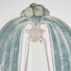 Flacon Tiare « Eucalyptus » verre blanc patiné bleu vert de René LALIQUE | Biron Flacon Tiare "Eucalyptus" verre blanc patiné bleu vert de René LALIQUE