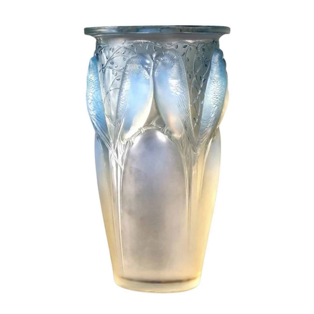 Vase « Ceylan » verre opalescent de René LALIQUE | Biron |||||||