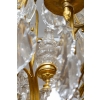 Un lustre cage en bronze doré et cristal de baccarat fin XIXème siècle | Biron Un lustre cage en bronze doré et cristal de baccarat fin XIXème siècle