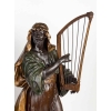 Une paire de sculptures orientalistes en érgule peint | Biron Une paire de sculptures orientalistes en érgule peint