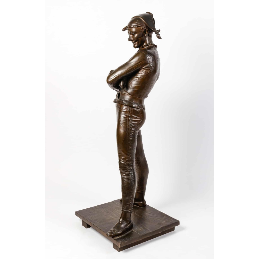 Arlequin signé Saint Marceaux , XIXème siècle | Biron Arlequin signé Saint Marceaux , XIXème siècle