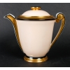 Service à café art déco 1920 en porcelaine de Limoges, Charles Ahrenfeld