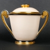 Service à café art déco 1920 en porcelaine de Limoges, Charles Ahrenfeld