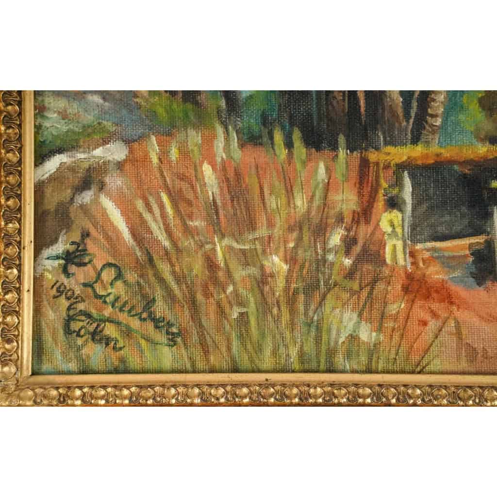 Paire de tableaux Egypte huile sur toile fin XIXème siècle | Biron Paire de tableaux Egypte huile sur toile fin XIXème siècle