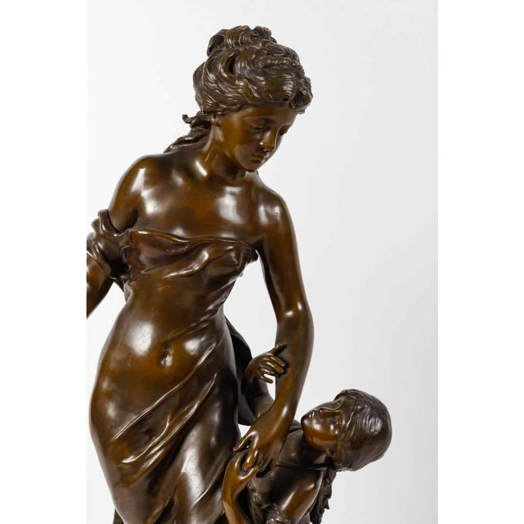Bronze signé Mathurin Moreau, XIXème siècle | Biron Bronze signé Mathurin Moreau, XIXème siècle