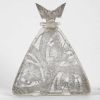Flacon « D’Où Vient-Il » verre blanc patiné gris de René LALIQUE pour Vigny | Biron |||||||||