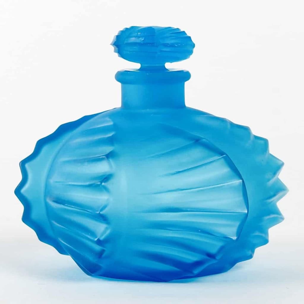 Flacon « Camille » verre bleu électrique de René LALIQUE | Biron ||||||