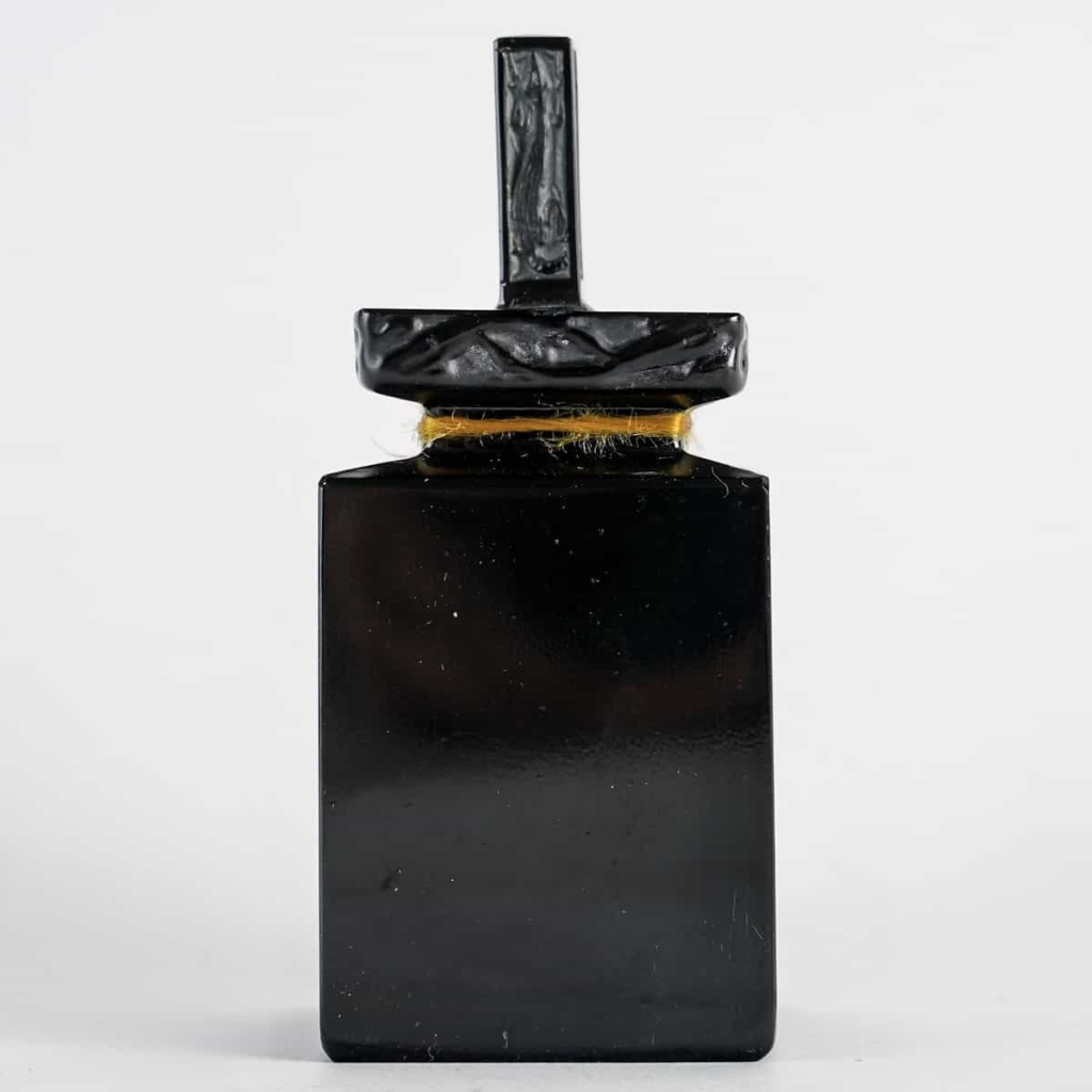 Flacon « Mystère » verre noir de René LALIQUE pour D’Orsay | Biron Flacon "Mystère" verre noir de René LALIQUE pour D'Orsay