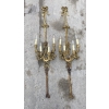 1890/1900′ Paire d’appliques Style Louis 16 Bronze Doré d’aprés Gouthiere | Biron 1890/1900′ Paire d’appliques Style Louis 16 Bronze Doré d’aprés Gouthiere