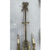1890/1900′ Paire d’appliques Style Louis 16 Bronze Doré d’aprés Gouthiere | Biron 1890/1900′ Paire d’appliques Style Louis 16 Bronze Doré d’aprés Gouthiere