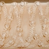 Coupe « Roses » verre blanc patiné sépia de René LALIQUE | Biron Coupe "Roses" verre blanc patiné sépia de René LALIQUE