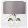 Lampe cristal blanc et cristal vert de Marie-Claude LALIQUE | Biron |||||||||