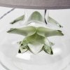 Lampe cristal blanc et cristal vert de Marie-Claude LALIQUE | Biron Lampe cristal blanc et cristal vert de Marie-Claude LALIQUE