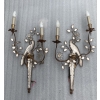 1950/70′ Paire d’Appliques à la Perruche Posée Sur Une Gaine, Maison Baguès | Biron 1950/70′ Paire d’Appliques à la Perruche Posée Sur Une Gaine, Maison Baguès