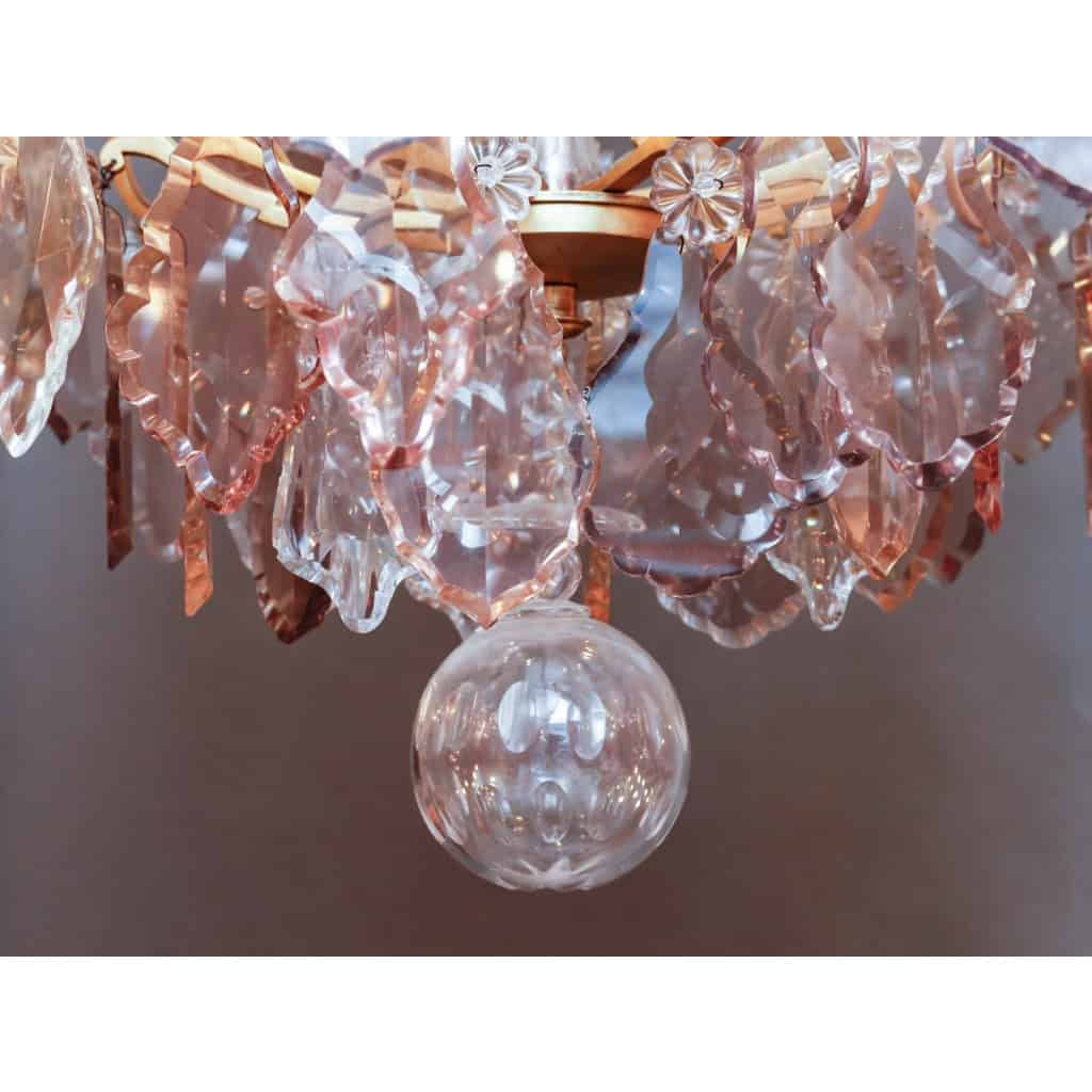 Très grand lustre cage, XIXème siècle