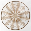 Coupe « Pissenlit » verre blanc patiné sépia de René LALIQUE | Biron Coupe "Pissenlit" verre blanc patiné sépia de René LALIQUE