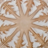 Coupe « Pissenlit » verre blanc patiné sépia de René LALIQUE | Biron Coupe "Pissenlit" verre blanc patiné sépia de René LALIQUE