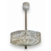 Suspension Plafonnier Lustre « Papillons » verre blanc patiné sépia de René LALIQUE | Biron ||||||||