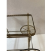 1950/70 Desserte Roulante Maison Jansen En Laiton Et Bronze Doré | Biron 1950/70 Desserte Roulante Maison Jansen En Laiton Et Bronze Doré