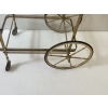 1950/70 Desserte Roulante Maison Jansen En Laiton Et Bronze Doré | Biron 1950/70 Desserte Roulante Maison Jansen En Laiton Et Bronze Doré