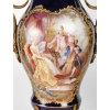 Paire de vases en porcelaine du XIXème siècle, époque Napoléon III