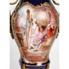 Paire de vases en porcelaine du XIXème siècle, époque Napoléon III