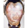 Paire de vases en porcelaine du XIXème siècle, époque Napoléon III