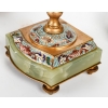 Une garniture en bronze cloisonné et doré fin XIXème siècle | Biron Une garniture en bronze cloisonné et doré fin XIXème siècle