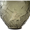 Vase « Archers » verre gris topaze fumé de René LALIQUE | Biron Vase "Archers" verre gris topaze fumé de René LALIQUE