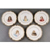 Série d’assièttes en porcelaine de limoge fin XIXème siècle | Biron Série d'assièttes en porcelaine de limoge fin XIXème siècle