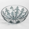 Coupe « Pissenlit » verre blanc patiné bleu de René LALIQUE | Biron ||||||