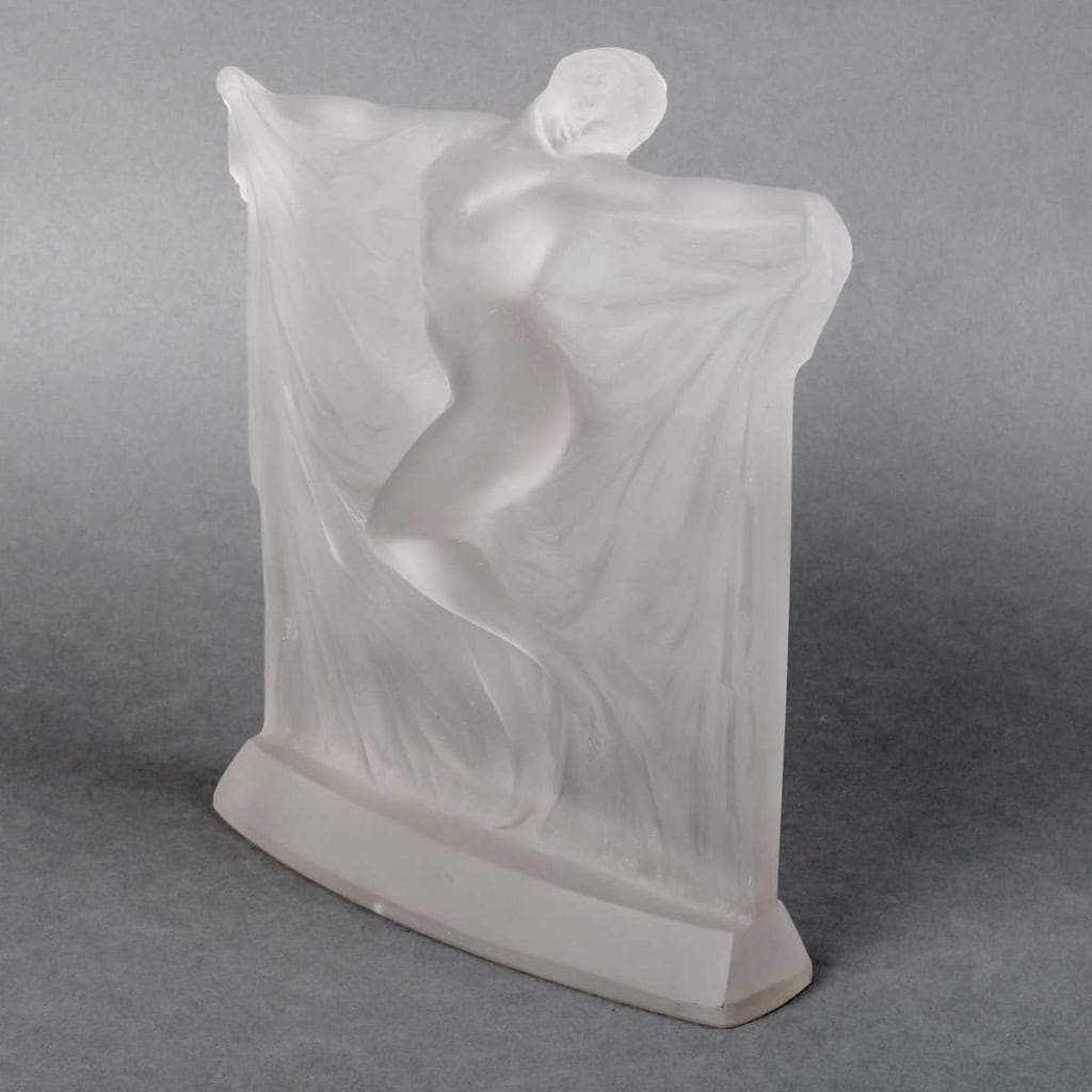 Statuette « Thaïs » verre blanc de René LALIQUE | Biron Statuette "Thaïs" verre blanc de René LALIQUE