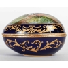 Un coffret à. bijoux en porcelaine en forme d’un oeuf fin XIXème siècle | Biron Un coffret à. bijoux en porcelaine en forme d'un oeuf fin XIXème siècle