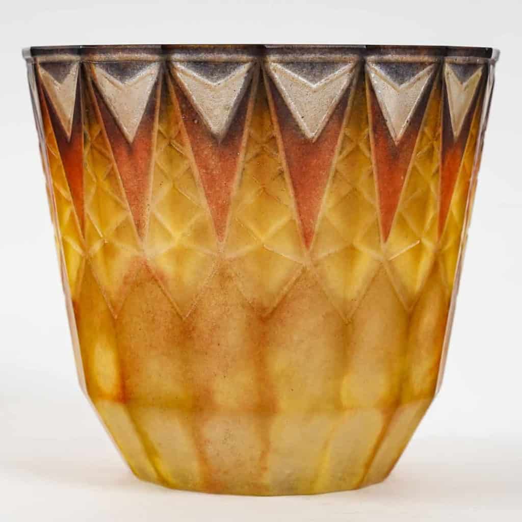 Vase « Fer de Lance » pâte de verre de Gabriel ARGY-ROUSSEAU | Biron Vase "Fer de Lance" pâte de verre de Gabriel ARGY-ROUSSEAU