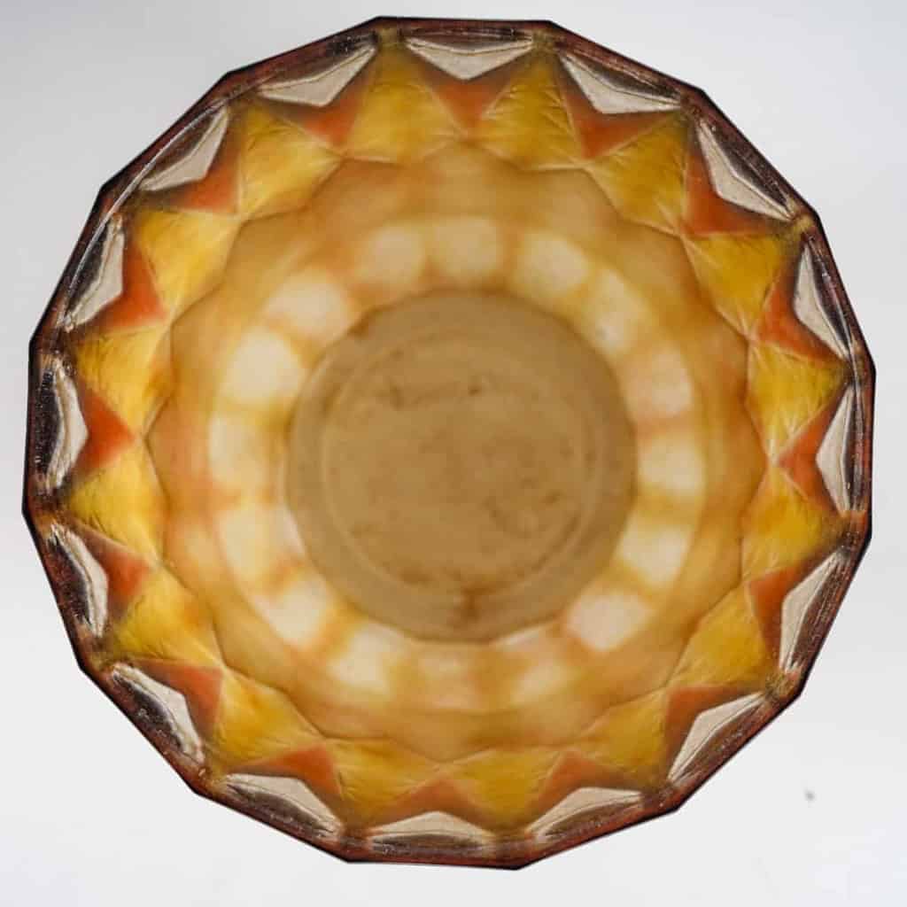 Vase « Fer de Lance » pâte de verre de Gabriel ARGY-ROUSSEAU | Biron Vase "Fer de Lance" pâte de verre de Gabriel ARGY-ROUSSEAU
