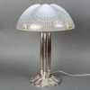 Paire de Lampes « Coquilles » verre opalescent de René LALIQUE | Biron Paire de Lampes "Coquilles" verre opalescent de René LALIQUE