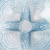 Service « Coquilles » verre blanc patiné bleu de René LALIQUE – 8 Pièces | Biron Service "Coquilles" verre blanc patiné bleu de René LALIQUE - 8 Pièces