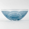 Service « Coquilles » verre blanc patiné bleu de René LALIQUE – 8 Pièces | Biron Service "Coquilles" verre blanc patiné bleu de René LALIQUE - 8 Pièces